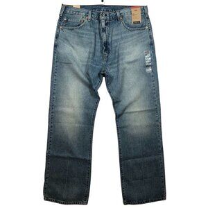 Levi's 517 Bootcut Jeans Slim Fit Medium Wash Blue Jeans Men's Size 42x32 NWT